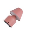 Lampe de table LED rechargeable - Rose, tactile dimmable, 3-en-1, IP20