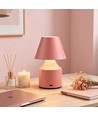 Lampe de table LED rechargeable - Rose, tactile dimmable, 3-en-1, IP20