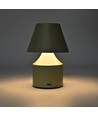 Lampe de table LED rechargeable - Vert, tactile dimmable, 3en1, IP20