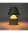 Lampe de table LED rechargeable - Vert, tactile dimmable, 3en1, IP20