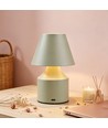 Lampe de table LED rechargeable - Vert, tactile dimmable, 3en1, IP20