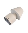 Lampe de table LED rechargeable - Crème, tactile dimmable, 3-en-1, IP20