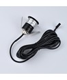 Downlight sauna noir - 24V DC, RA93, 1,1W, câble 3m, Trou: Ø3 cm, Dim: Ø3,5 cm