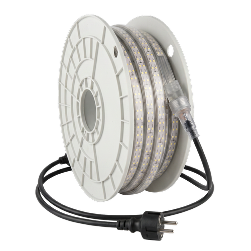 Bande LED de travail LEDlife 50m sur bobine - 230V, IP68, 168 LED/m, 9W/m, 1200 lm/m