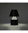 Lampe de table LED rechargeable - Noir, tactile dimmable, 3en1, IP20