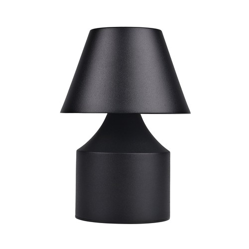 Lampe de table LED rechargeable - Noir, tactile dimmable, 3en1, IP20