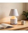 Lampe de table LED rechargeable - Blanc, tactile dimmable, 3en1, IP20