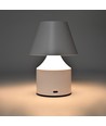 Lampe de table LED rechargeable - Blanc, tactile dimmable, 3en1, IP20