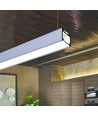 Profilé en aluminium LINEA20 EE7F/TY 1m - Aluminium brut, montage en applique, rail LED
