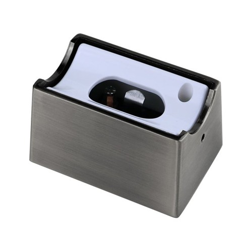 Douille S14d avec boîtier métallique - Chrome brossé