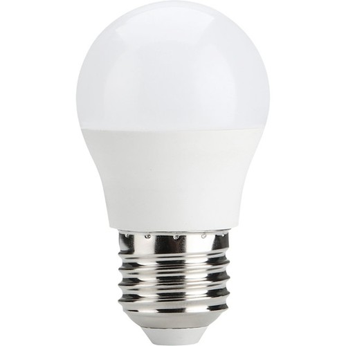 Ampoule LED E27 5W dimmable - G45, 470lm, verre opale, 2700K