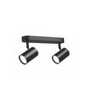 Double spot mural/plafonnier GU10 - Pour 2 ampoules GU10, blanc, sans source lumineuse