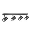Plafonnier/applique GU10 pour 4 ampoules - Blanc, sans source lumineuse