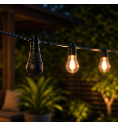 Haut-parleur Bluetooth Garland - Noir, 230V, accessoire pour guirlandes
