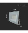 Projecteur LED 20W - IP65, boîtier blanc, 6500K, extérieur