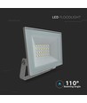 Projecteur LED 20W - IP65, boîtier blanc, 6500K, extérieur