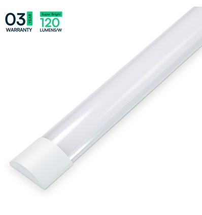 Réglette LED complète 120cm 40W - Garantie 3 ans