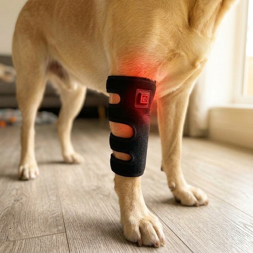 Guêtre de luminothérapie pour chiens - pattes & articulations, rouge/infrarouge, batterie