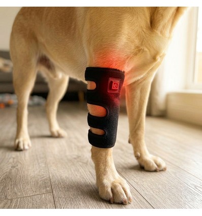 Guêtre de luminothérapie pour chiens - pattes & articulations, rouge/infrarouge, batterie