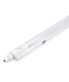 Réglette à capteur HICRI PRO 150cm 46W - Câblage traversant, capteur micro-ondes, RA93, 130lm/W, IP65