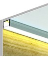 Profilé en aluminium 1m SMART10 AC2/Z - Anodisé, en saillie, rail LED