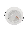 Lampe de table LED RGB rechargeable Ø13cm - Blanc, télécommande incluse, IP54 extérieur