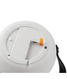 Lampe de table LED RGB rechargeable Ø13cm - Blanc, télécommande incluse, IP54 extérieur