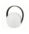 Lampe de table LED RGB rechargeable Ø13cm - Blanc, télécommande incluse, IP54 extérieur
