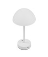 Lampe de table LED rechargeable Intérieur/Extérieur - Blanc, tactile dimmable, 3-en-1, IP20