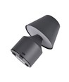 Lampe de table LED rechargeable - Gris, tactile dimmable, 3en1, IP20
