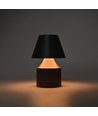 Lampe de table LED rechargeable - Gris, tactile dimmable, 3en1, IP20