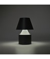 Lampe de table LED rechargeable - Gris, tactile dimmable, 3en1, IP20