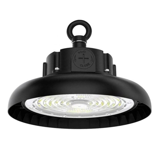 High Bay LED 100W 180lm/w - Puissance réglable, IP65, driver Lifud, dimmable 0-10V, garantie 5 ans