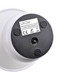 Lampe de table LED rechargeable - Blanc, Ø16cm, H 21,5cm, tactile dimmable, 3en1, IP20