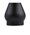 Lampe de table LED rechargeable - Noir, Ø16cm, h 21,5cm, tactile dimmable, 3en1, IP20