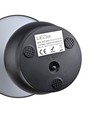 Lampe de table LED rechargeable - Noir, Ø15cm, H 22cm, tactile dimmable, 3-en-1, IP20