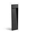 Borne de jardin noire - 11W, 80 cm, IP65 extérieur, source lumineuse incl.