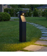 Lampe de jardin Z noire - 10W, 80 cm, IP65 extérieur, source incl.