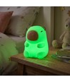 Veilleuse Capybara MOCHI en silicone souple - rechargeable, changement de couleur + blanc chaud