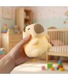 Veilleuse Capybara MOCHI en silicone souple - rechargeable, changement de couleur + blanc chaud