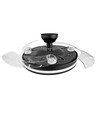 Plafonnier LED 60W avec ventilateur - CCT, noir, télécommande incluse