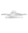 Plafonnier LED 60W avec ventilateur - CCT, blanc, télécommande incluse