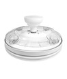 Plafonnier LED 60W avec ventilateur - CCT, blanc, télécommande incluse