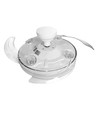 Plafonnier LED 60W avec ventilateur - CCT, blanc, télécommande incluse