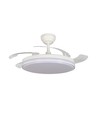 Plafonnier LED 60W avec ventilateur - CCT, blanc, télécommande incluse