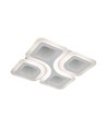 Plafonnier LED 70W dimmable - CCT 3-en-1, blanc, avec télécommande, luminaire décoratif
