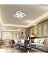 Plafonnier LED 70W dimmable - CCT 3-en-1, blanc, avec télécommande, luminaire décoratif