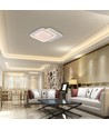 Plafonnier LED V-Tac 60W - CCT 3-en-1, dimmable, blanc, avec télécommande