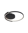 Plafonnier LED V-Tac 70W dimmable - CCT 3-en-1, noir, télécommande incluse, Ø50cm