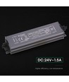 Alimentation LED 36W 24V DC - 1.5A, Étanche IP67